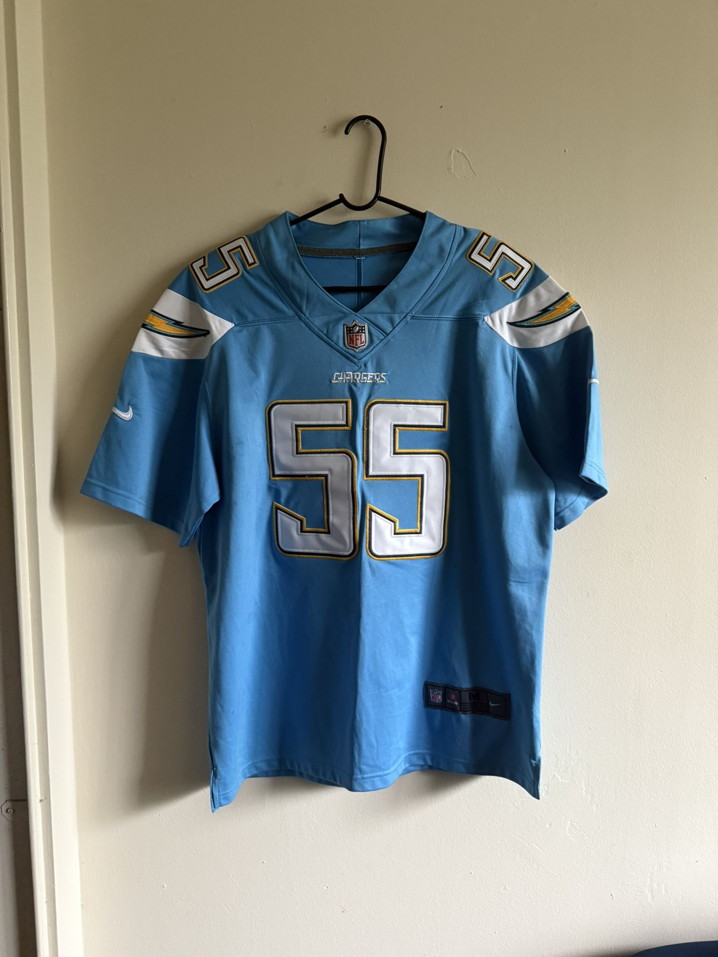 Junior Seau San Diego Chargers Powder Blue Nike Jersey