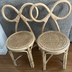 Rattan Kids Play Chairs