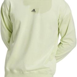 adidas Mens Essentials FeelVivid Drop Shoulder Sweatshirt Large Crewneck Sweater