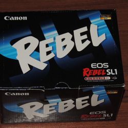 Canon Rebel SL1 DSLR - 0 Shutter Count