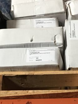 Stainless steel angle adapter 13 -16 and 3/8 hole 200 boxes 50 dollars per box