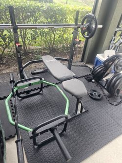 Weight lifting set