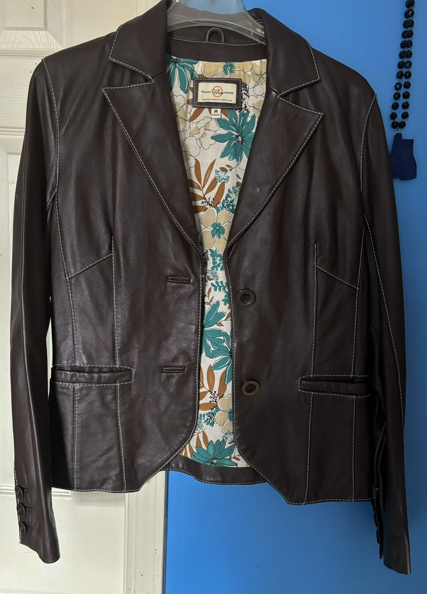 Wilson Leather Jacket Size M