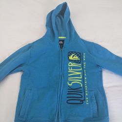 Quicksilver Size Small Boys Hoodie Jacket 