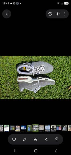 Nike Air Max Plus TN Low Top Mesh Lace-Up Sneakers Gray White, size 9, Volt