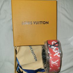 LV Supreme Leather Belt 