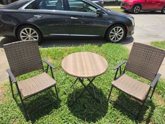 Bistro table and chairs