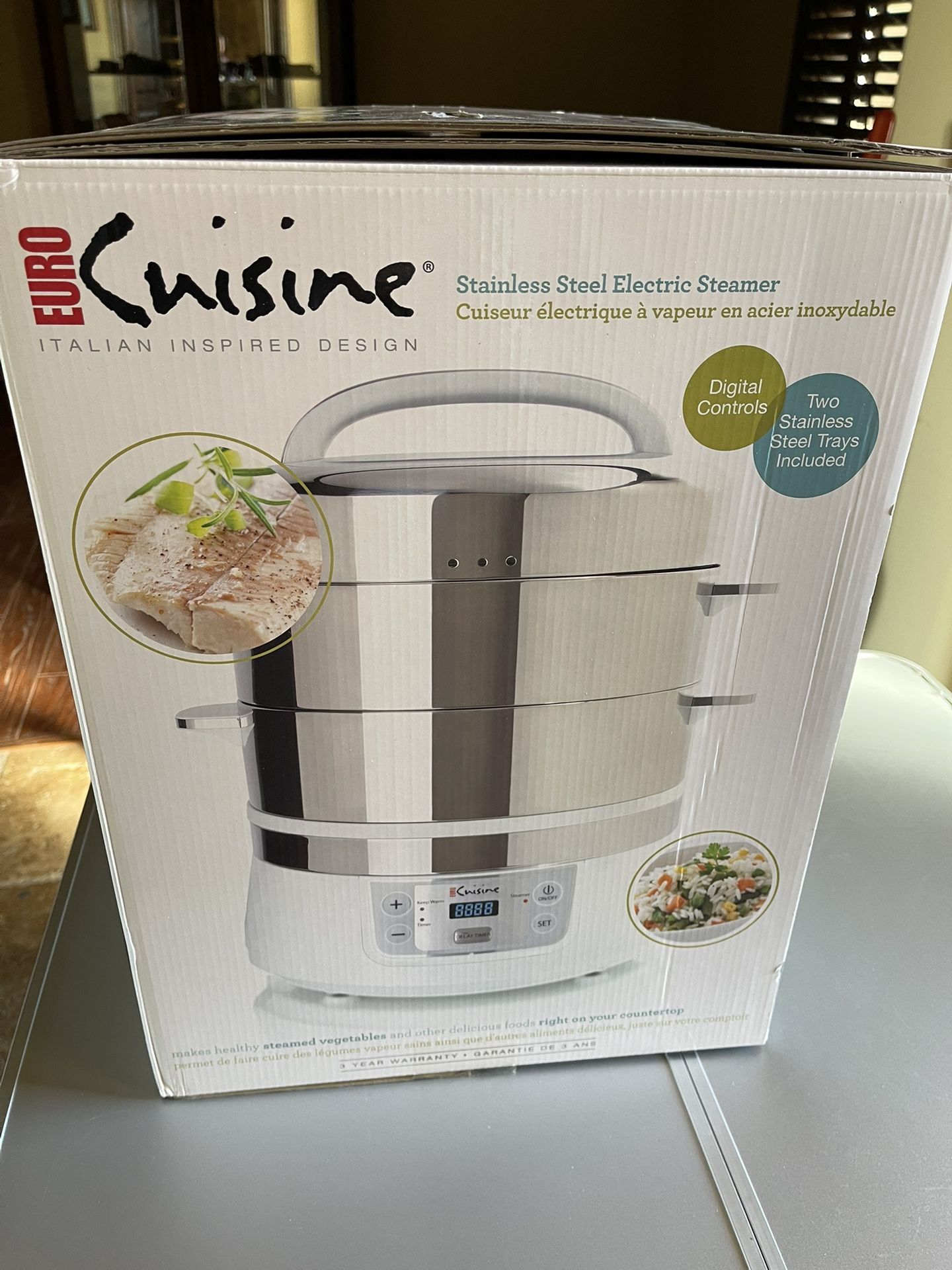 Euro Cuisine Stainless Steamer