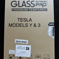 Model 3 / Y Tempered Glass Screen Protector. New, never used.