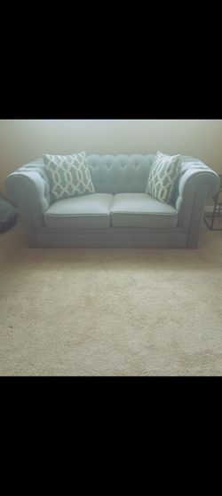 Tufted couch