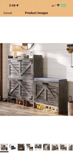 Shoe cabinet / bench