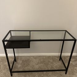 Compact Glass Laptop Desk
