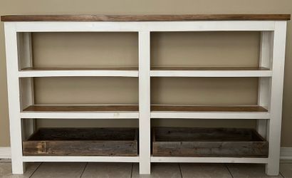 farmhouse tv stand / console table