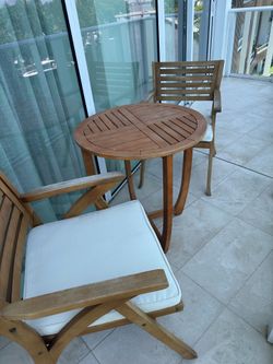 Wood Patio set