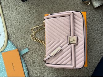 Pink crossbody bag