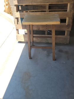 Wooden stool