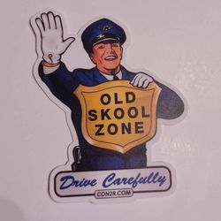 Old Skool Zone sticker