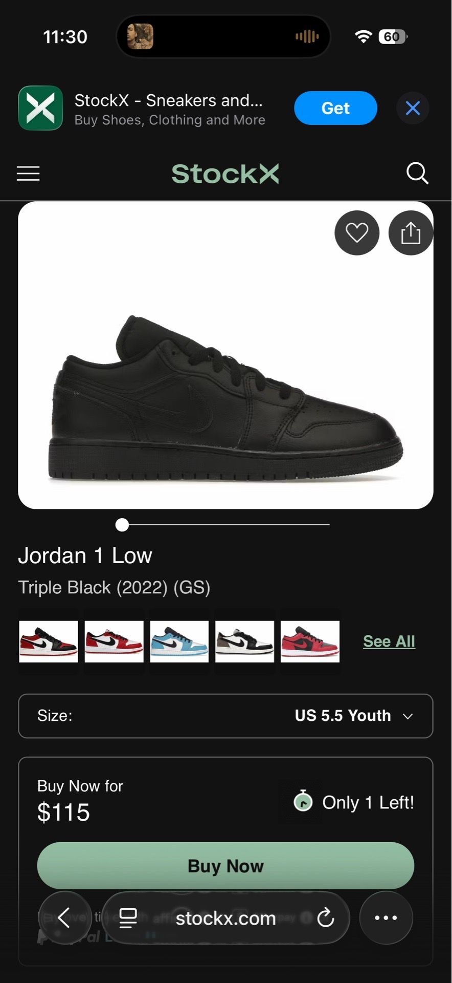 Air Jordan 1 low gs