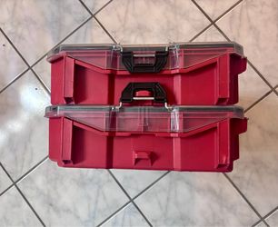 Milwaukee Jobsite Organizer Box Roja/Negra Set 2