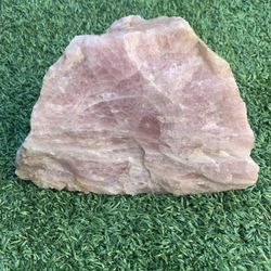 Large Chunk of Rose Quartz Rough Rock 8.5 Lbs. 9” Wide