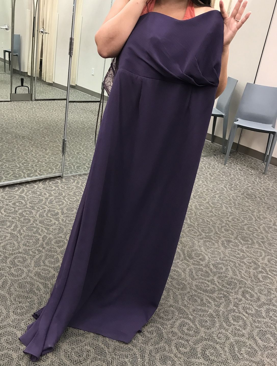 Vera Wang Dress Size 14 Purple 