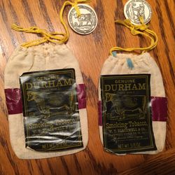 Vintage Bull Durham bags $15 each  