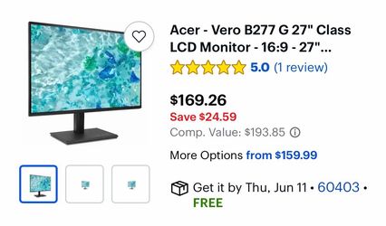 New Monitor Desktop 27inch