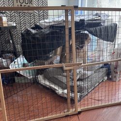 Dog / Pet Wooden Gate