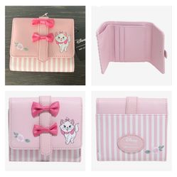 DISNEY Her Universe - The Aristocats Marie “Bows” Stripe Mini Wallet (NWT)