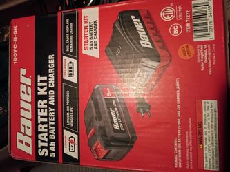 Bauer starter pack 20v battery with charger