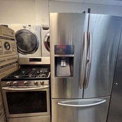 Set Stove And Fridge Samsung 