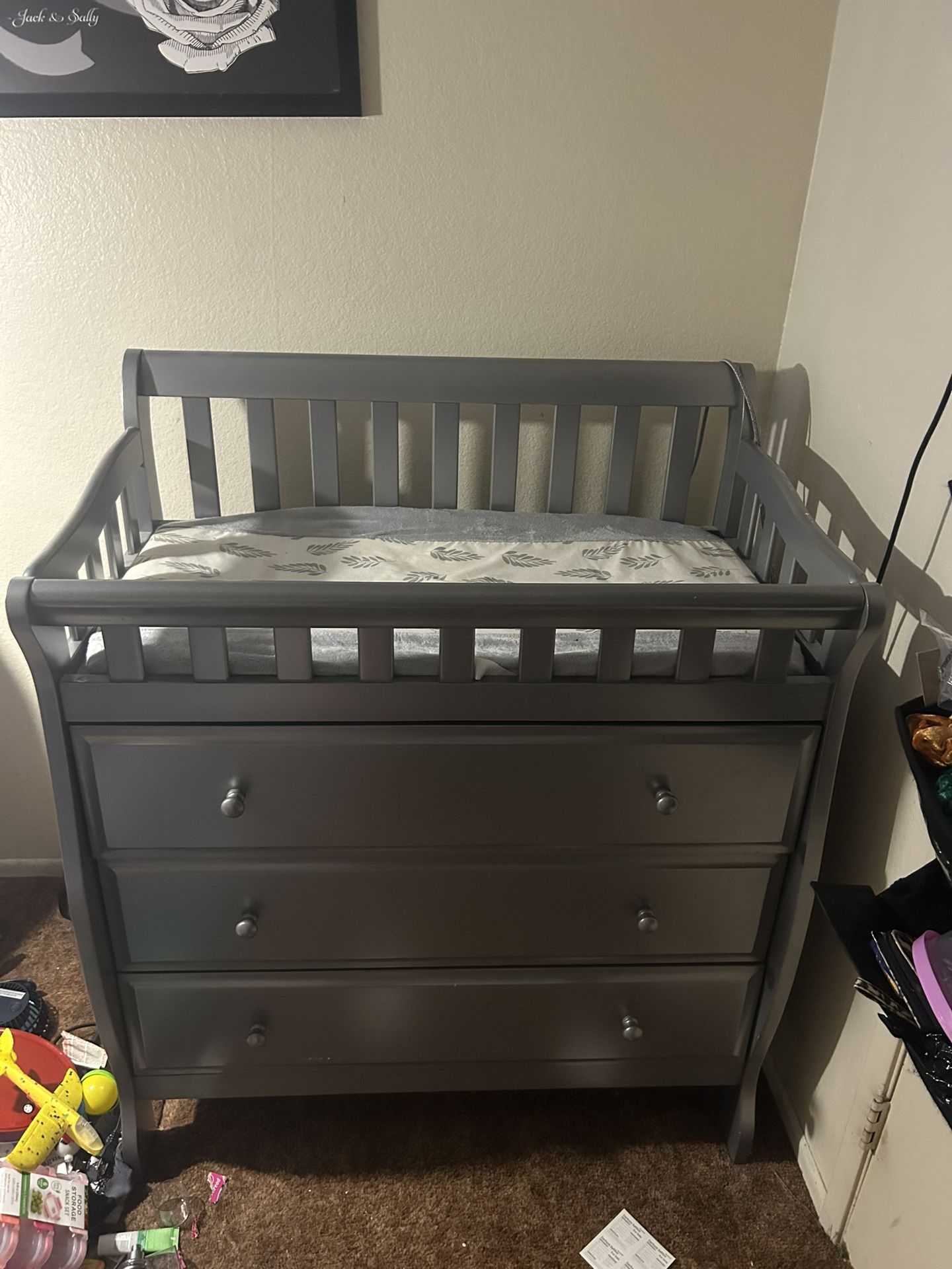 Changing Table With Drawers