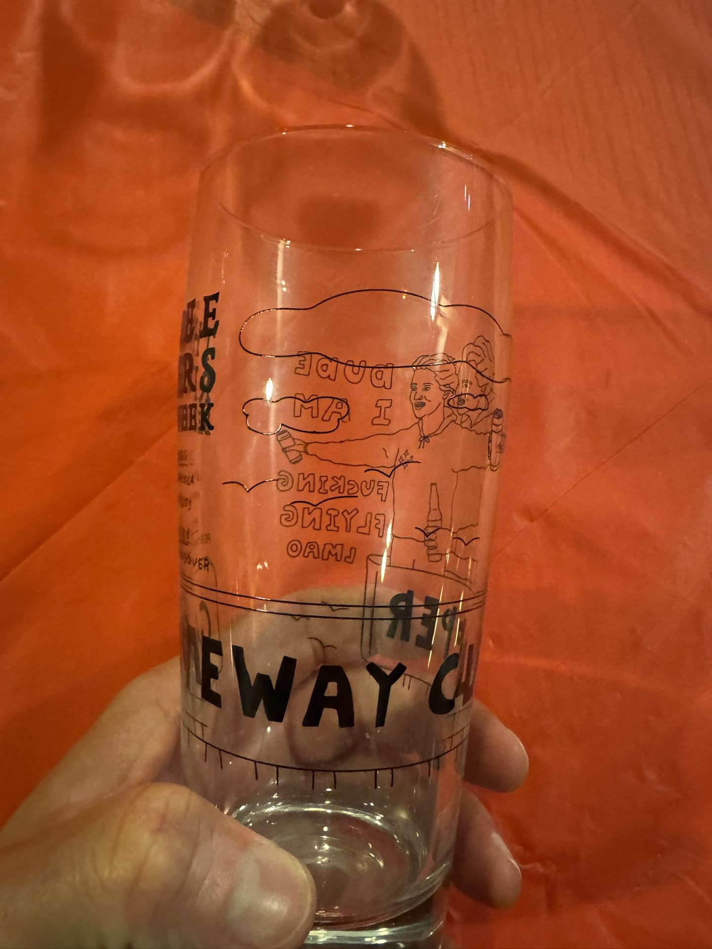 Permanent Hangover Gateway Clipper Glass