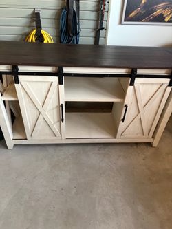Farmhouse TV Console