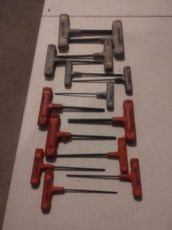 Craftsman tools T handle Allen wrench metric and SAE