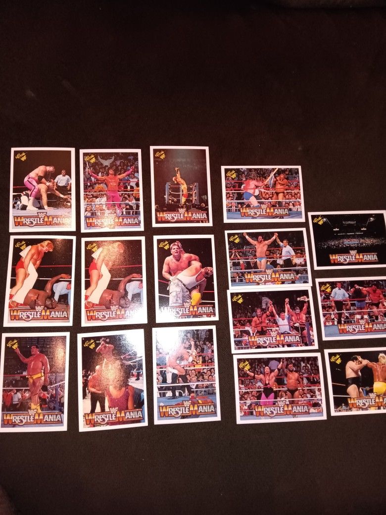 Wrestle Mania Cards 1989