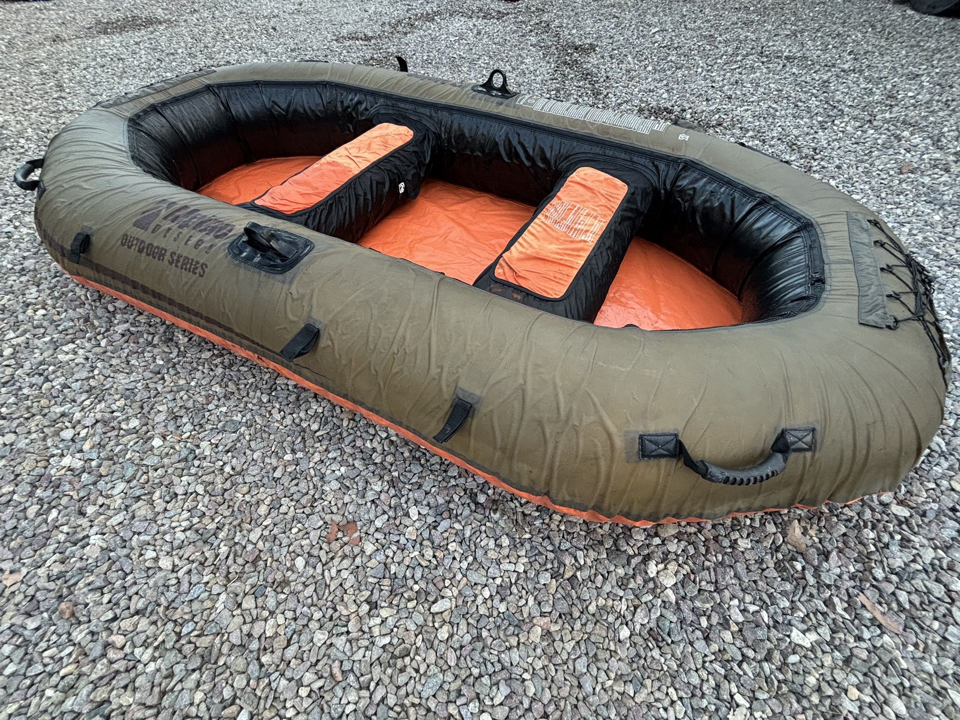 Heavy Duty Inflatable Raft Dinghy 8’-6” Nice