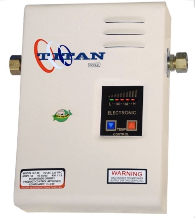 Titan n-120 tankless waterheater