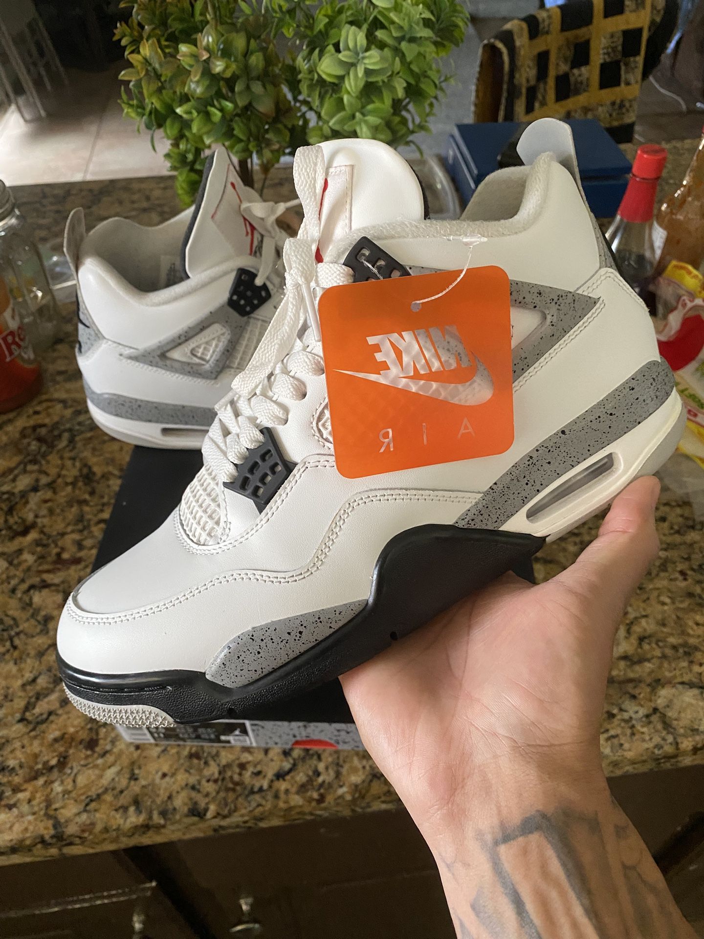 Air Jordan Retro 4s Cement $140 FIRM