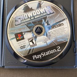 Showdown Legends Of Wrestling PlayStation 2 Game