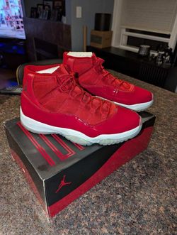 NIKE AIR JORDAN 11 XI RETRO WIN LIKE 96 CHICAGO GYM RED 378037-623, Sz 12
