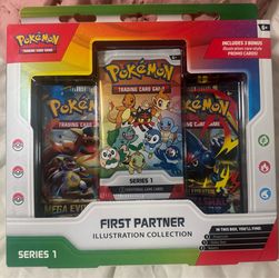 Pokemon First Partner Illustration Collection Box