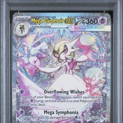 PSA 10 2025 POKEMON MEG EN-MEGA EVOLUTION | SPECIAL ILLUSTRATION RAREMEGA GARDEVOIR EX 178