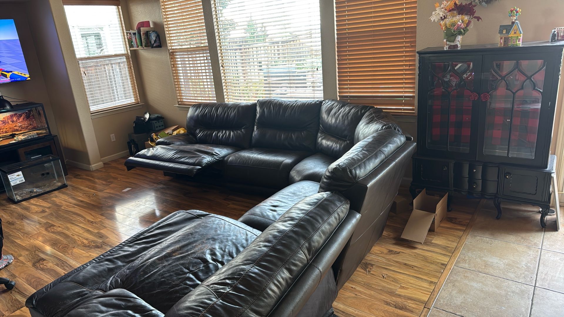 Leather Sectional Couch