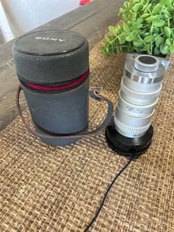 Vintage SONY TV ZOOM Camera Lens 20-80mm Zoom Wide Angle 1:2.5 Lens