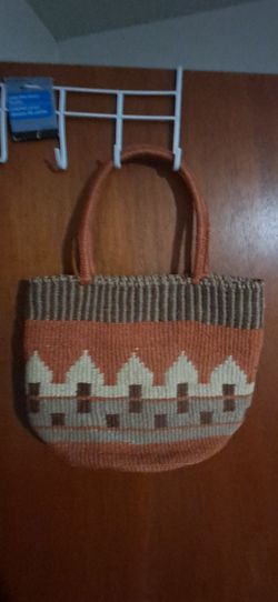Organic weave designed Tote, bag, purse /carry all.