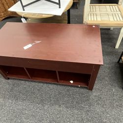 NEW Lift Top Coffee Table, Wood Cocktail Table w/Hidden Compartment & Lower Storage Shelves