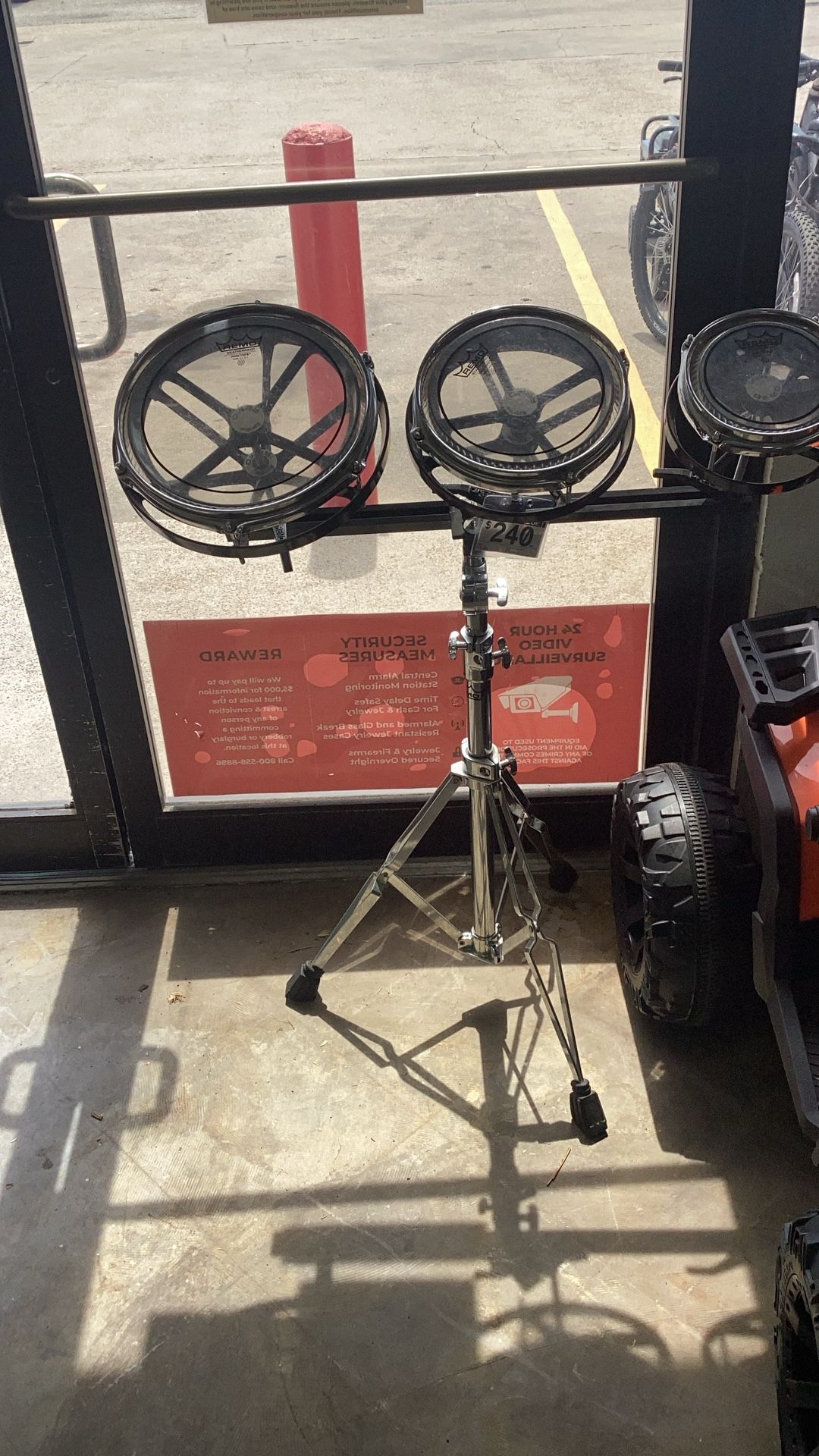 Remo 3 Piece Rototom Drum Set 