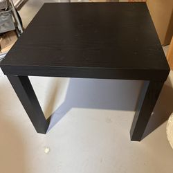 Simple Black Side Table