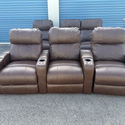 Power Reclining Theater Chairs